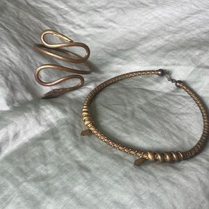 Vintage Serpantine jewelry set